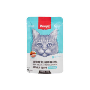 پوچ گربه ونپی طعم مرغ و خرچنگ 80 گرم